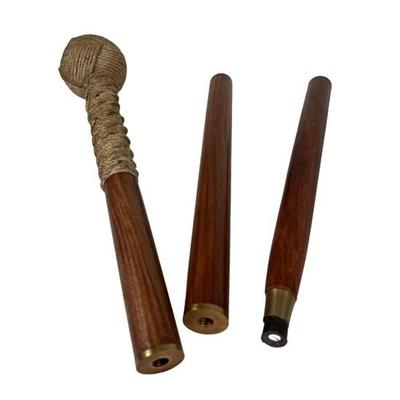 Palica s lanovým dizajnom, vychádzková palica, ručne vyrobený uzol, jutové lano s rukoväťou, drevená kempingová palica,