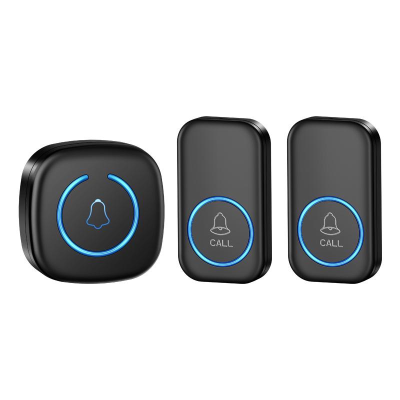 Wireless Smart Doorbell with Long-Range Remote Control and Chime for Home Entry and Elderly Assistance