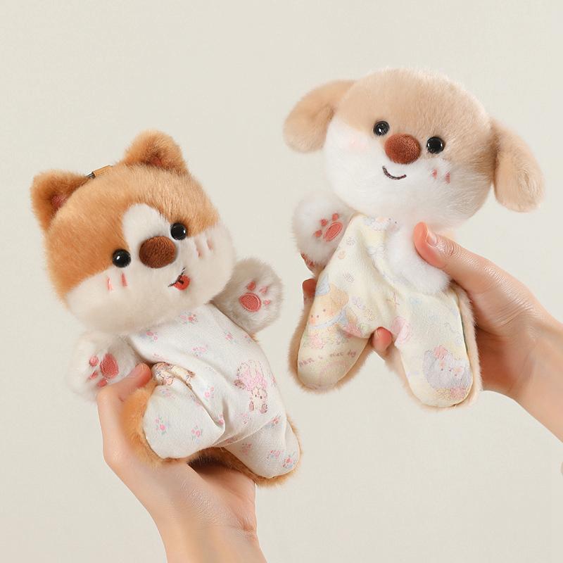 Adorable Animal Bean Bag Soft Plush Toys Corgi Sheep Pig Axolotl Comfortable Plushies Animals Companion Dolls For Gifts