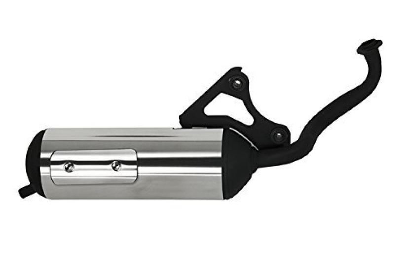 NBS Bike Parts Center Stainless Steel Wrapped Muffler for Honda Live Dio ZX/SR AF34/AF35 (2003)