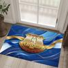 Everton Football Design Crystal Velvet Carpet Cozy Non?Slip Printed Rug For Bedroom Living Room Entrance