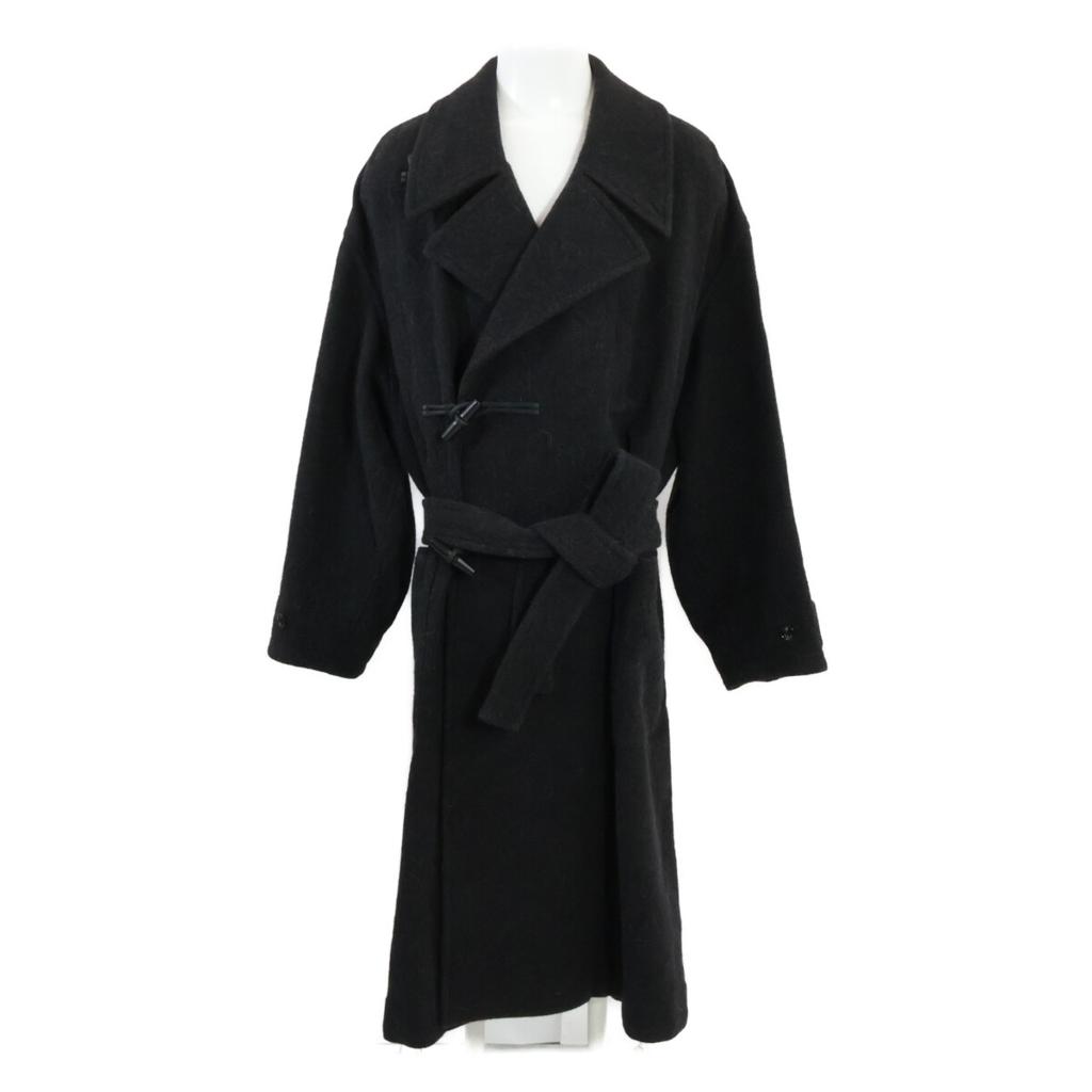 LEMAIRE Excellent condition 24AW CO1073 LF504 Alpaca wool belted duffle coat coat 50 blackUsed