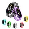 Custodia trasparente in TPU+laccetto per Xiaomi Mi Band 10 9 8 Morbido Sportivo Anti-sudore cinturino braccialetto Accessori Xiaomi smart band 9 8 10