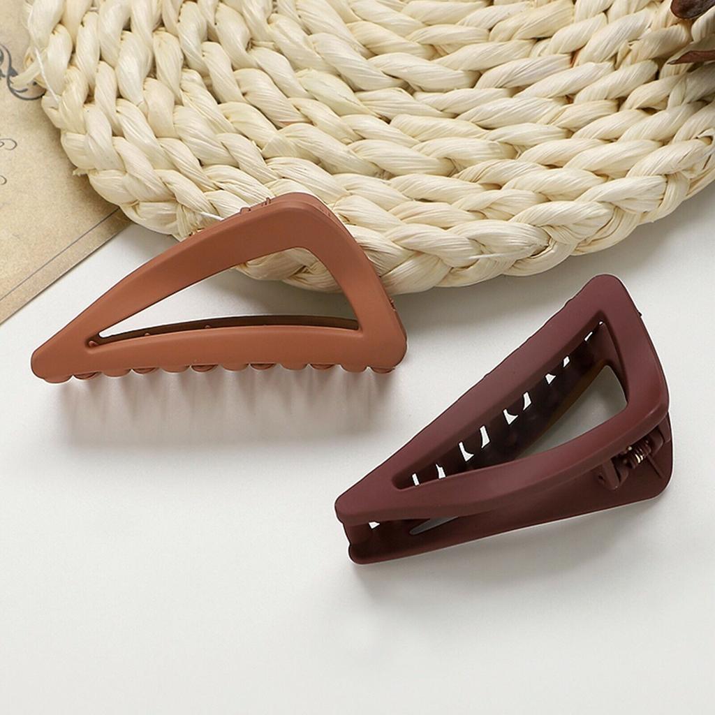 Women Cute Hair Claw Clips Hair Claw Girls Triangle Hair Clamps Hair Accessories