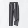 Men's Spring and Autumn New High Waist Straight Pants Trendy Men's Versatile and Skinny Green Wide Leg Casual Pants Men