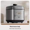 Midea 5L Stainless Steel Electric Pressure Cooker with Dual Pots