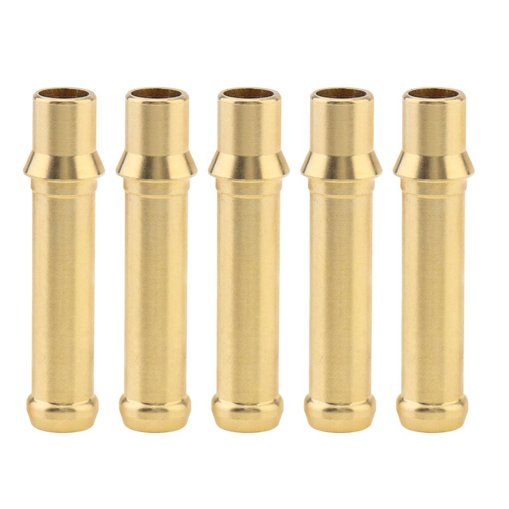 5pcs Heavy Duty Push Connector Transmission Flush Kit Brass Cooler Line Fittings with Clamps Fit for Vehicles 1996-2024 Models