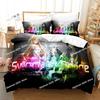 Japan Cartoon Bed Linen Anime Sword Art Online Bedding Sets Polyester 3D Gift for Kids Twin Single Queen King Size Duvet Covers