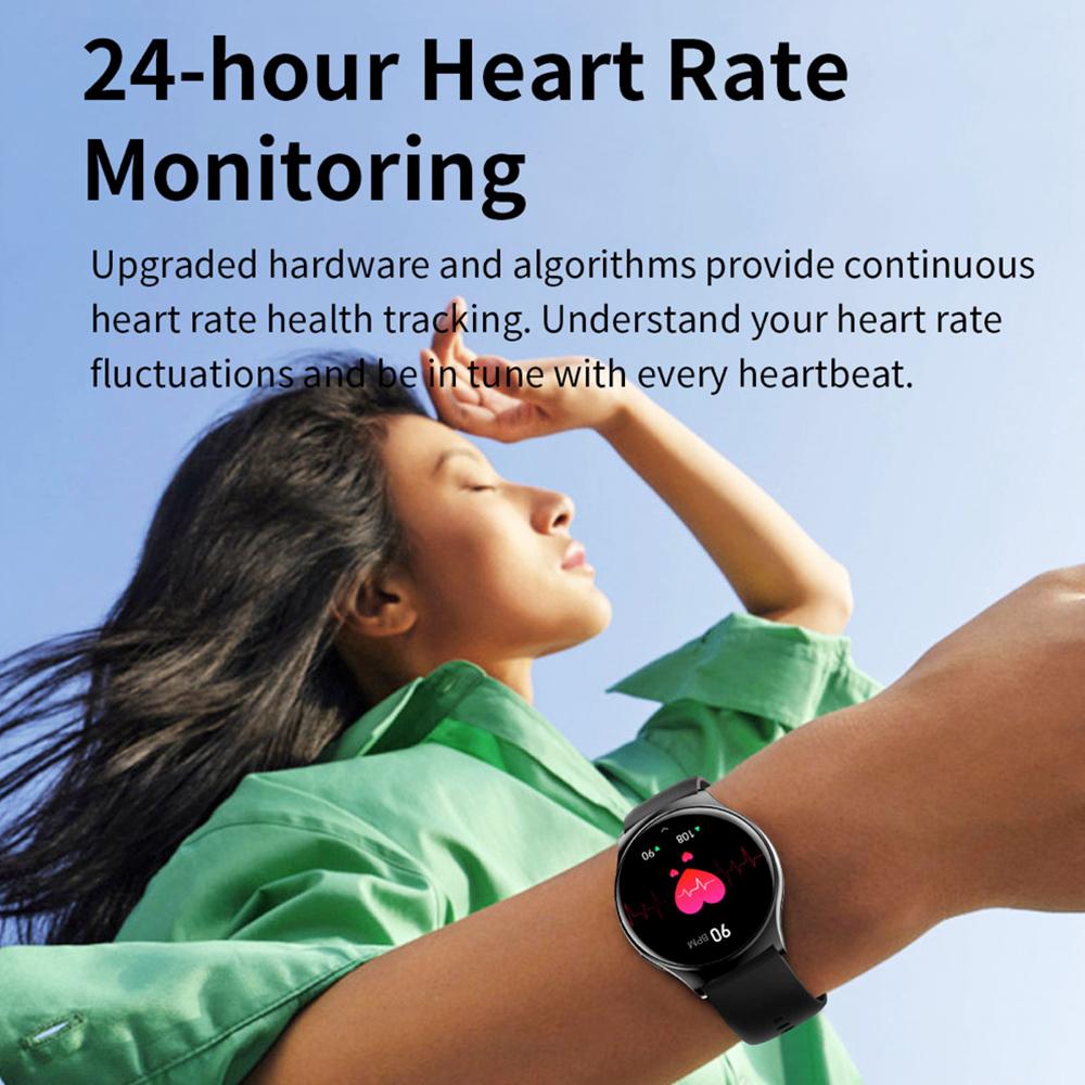 Men Women 1.43"  Screen Blue Tooth Call Smart Watch Heart Rate Waterproof 100+ Sport Modes Watches Music Lady Smartwatch