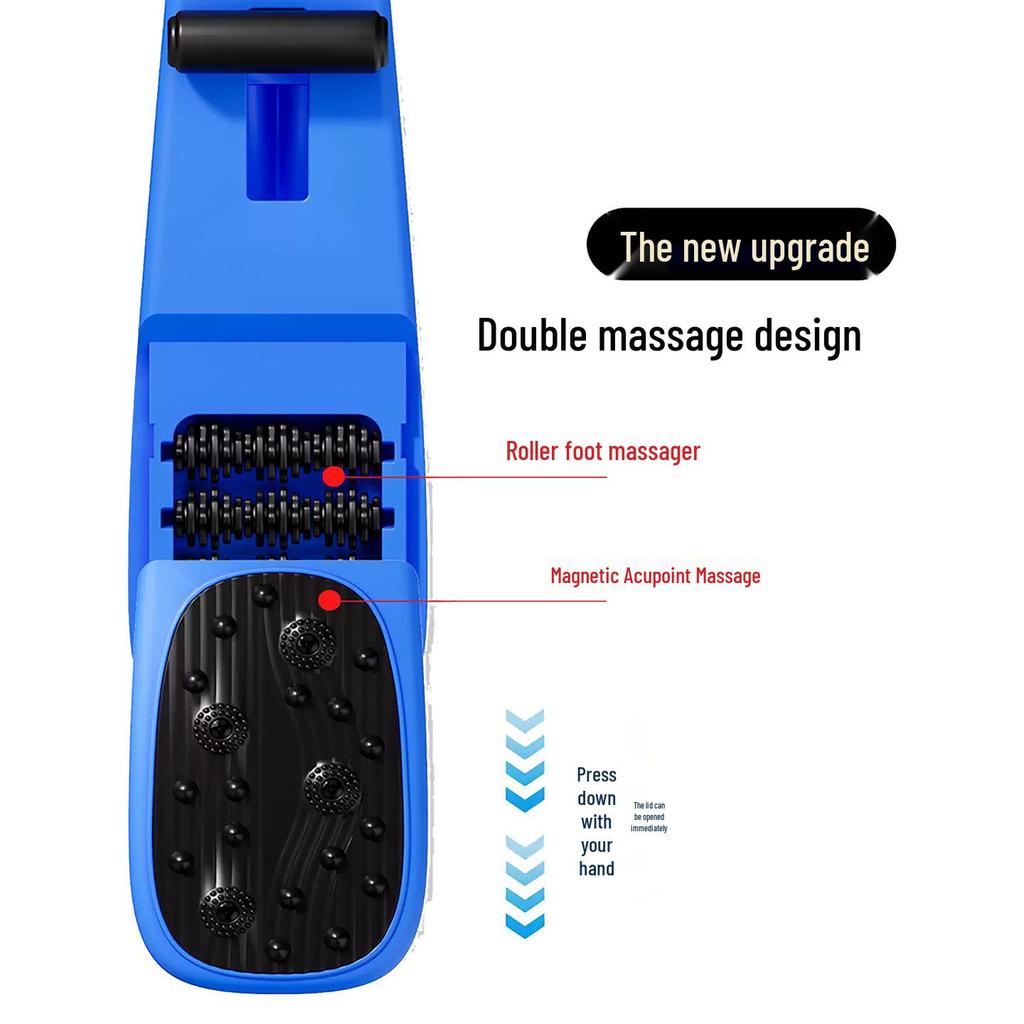 Multi-Functional Leg Trainer & Massager for Slimming, Foot Alignment & Resistance Adjustment