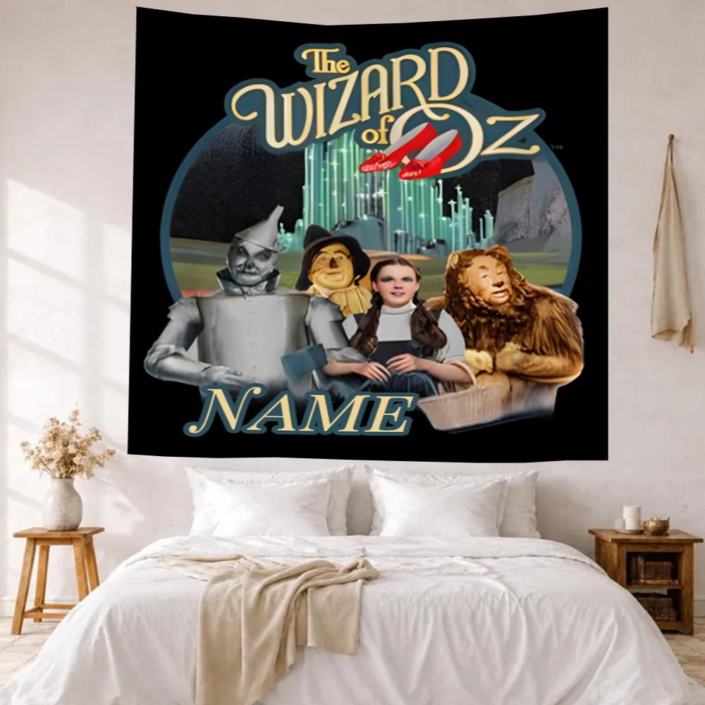 Warner Bros Works Custom Your Name Wall Decor Tapestry Art For Pet Memorial Birthdaywedding Party Backdrop Family Gift