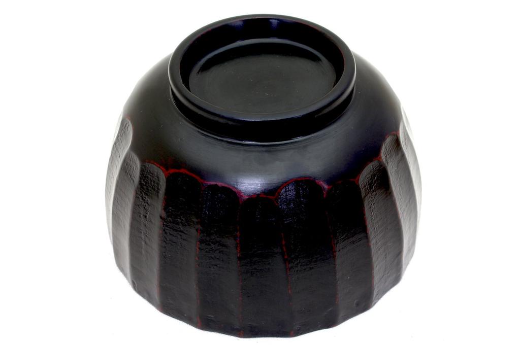 Kishu Lacquerware, Kakuda Seibei Shoten, Okonomi Bowl, Kamakura Akebono, Nano-coated, Dishwasher Safe, WR-468981