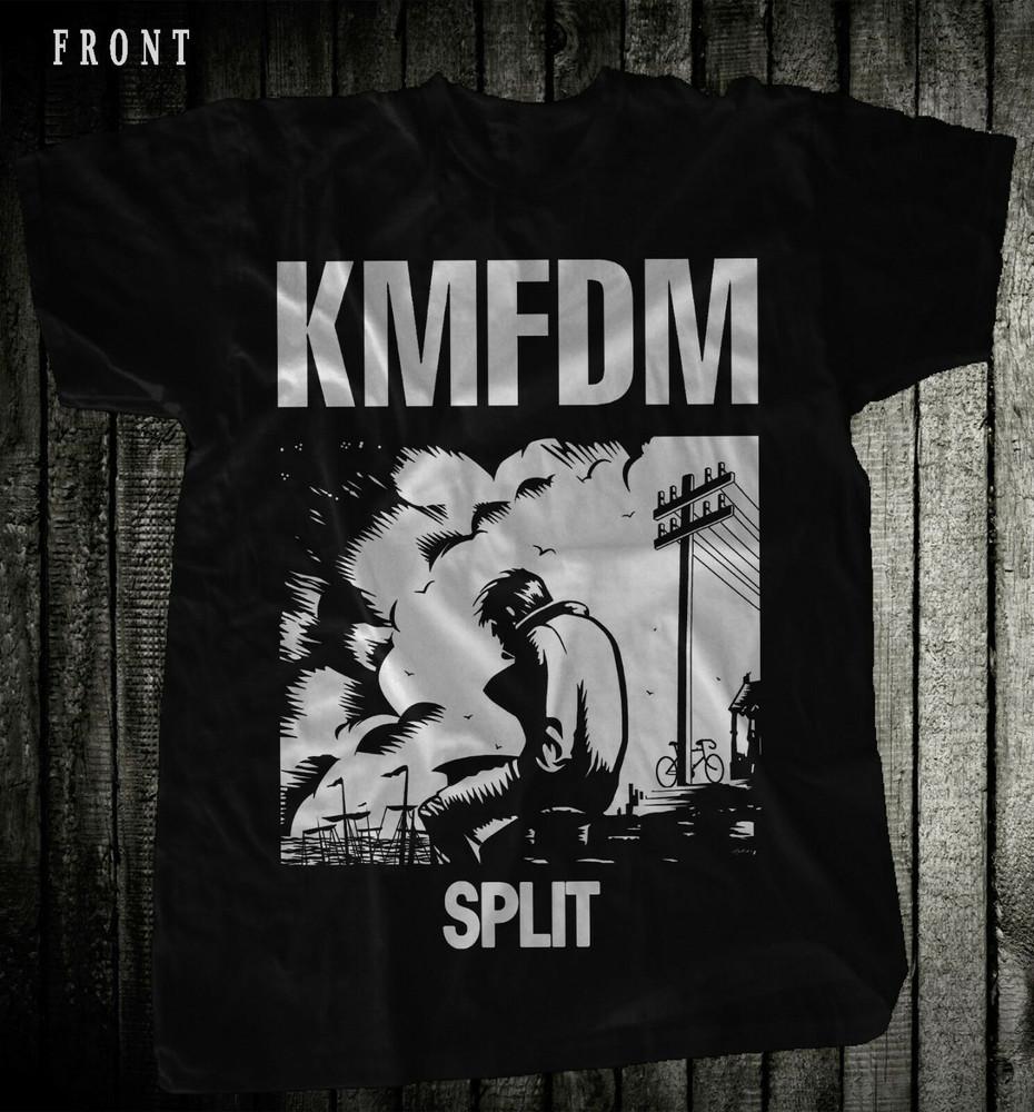 Rare Collection KMFDM - Split Band Gift For Fan All Size T-shirt Unisex T-Shirt XL