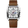 Binbang BINBOND Square Retro Men's Quartz Watch Multi-functional Luminous Waterproof Watch