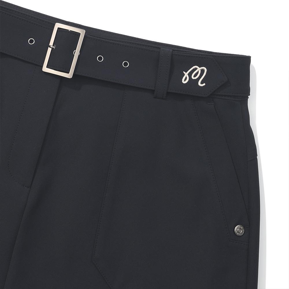 MALBON GOLF H-Line Optional Belt Cargo Skirt Navy (Woman)