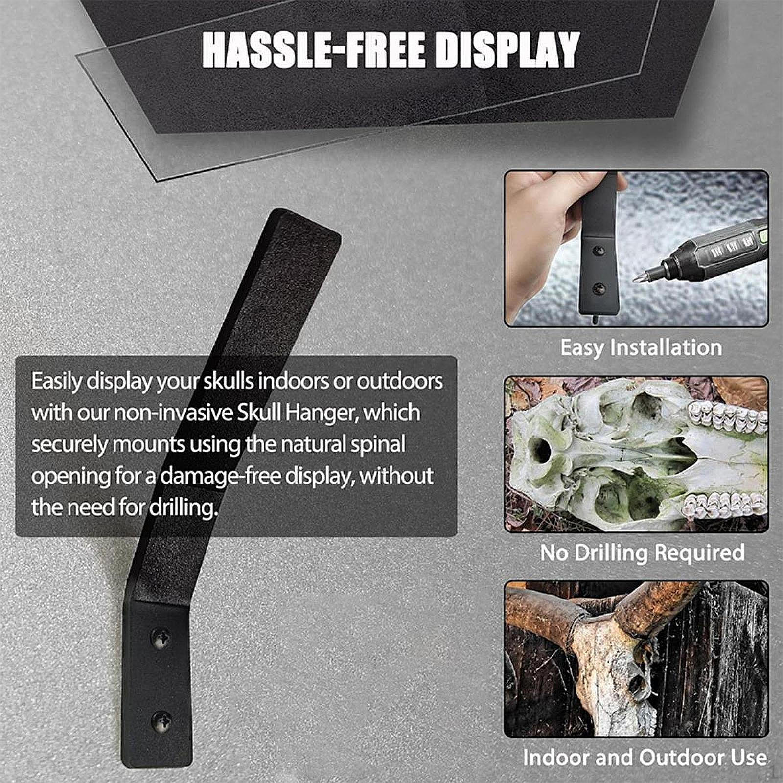 

Кронштейн для крепления черепа оленя на стену, простая установка, декор для дома и сада 1 Piece