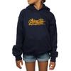 Marvel Girls Avengers Infinity War Orange Logo Hoodie