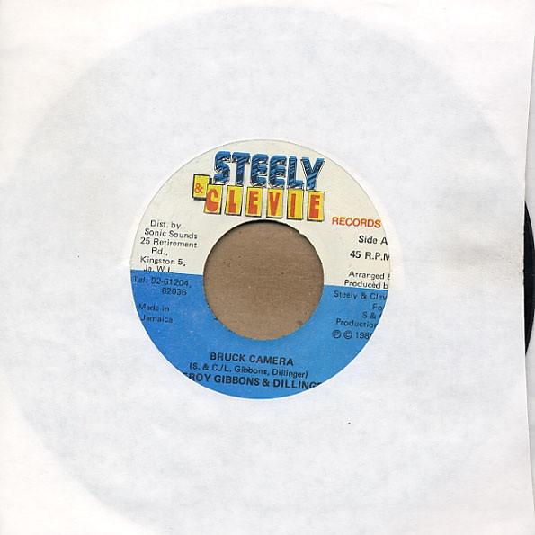 

7inch Record LEROY GIBBONS DILLINGER Bruck Camera NONE Steely Clevie 1988 Jamaica Reggae Ska Dub Used