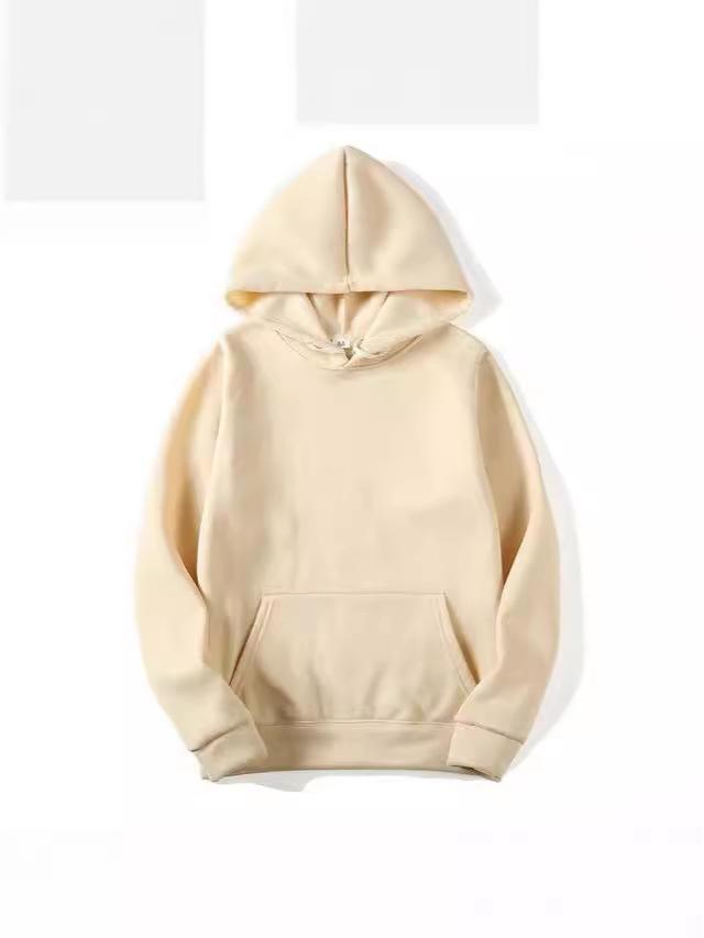 American Streetwear Men's Fleece-Lined Hoodie for Autumn/Winter - Thickened, Casual, and Fashionable.