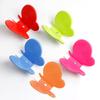 2Pcs Pot Holders Anti-scald Magnetic Silicone Multifunctional Butterfly Shape Fridge Magnets Oven Mitts for Gifts
