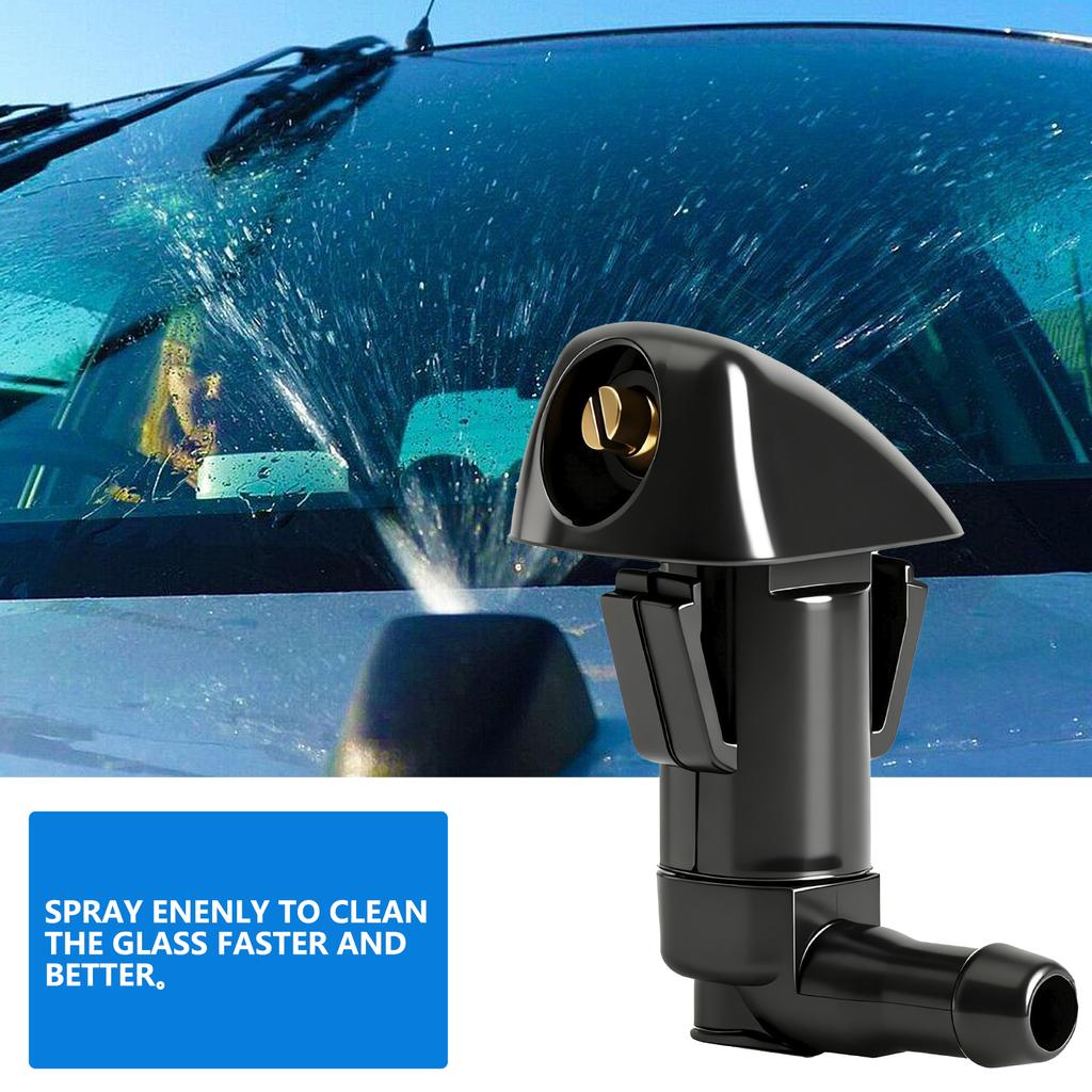 2Pcs Wiper Front Windshield Wiper Washer Jet Nozzles For Honda Civic Accord MK7 FR-V Element Odyssey 2003-2006 OE# 76810-SDA-A11