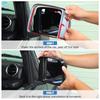 Car Rearview Mirror Rain Eyebrow Decorative Frame Cover For Suzuki Jimny 2019 Up Exterior Accessories, ABS Plastic