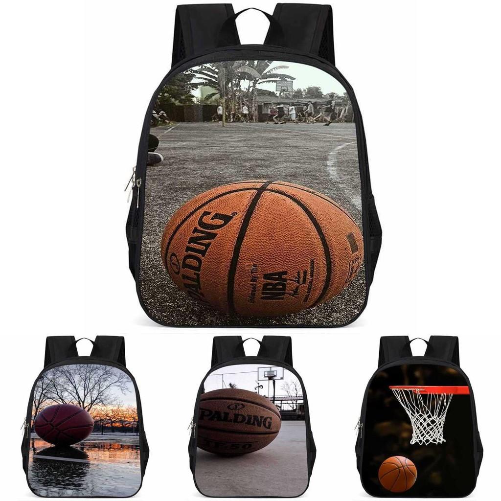 Sac à dos scolaire élégant Basketball 15 pouces Grande capacité Léger Pour Garçons et Filles