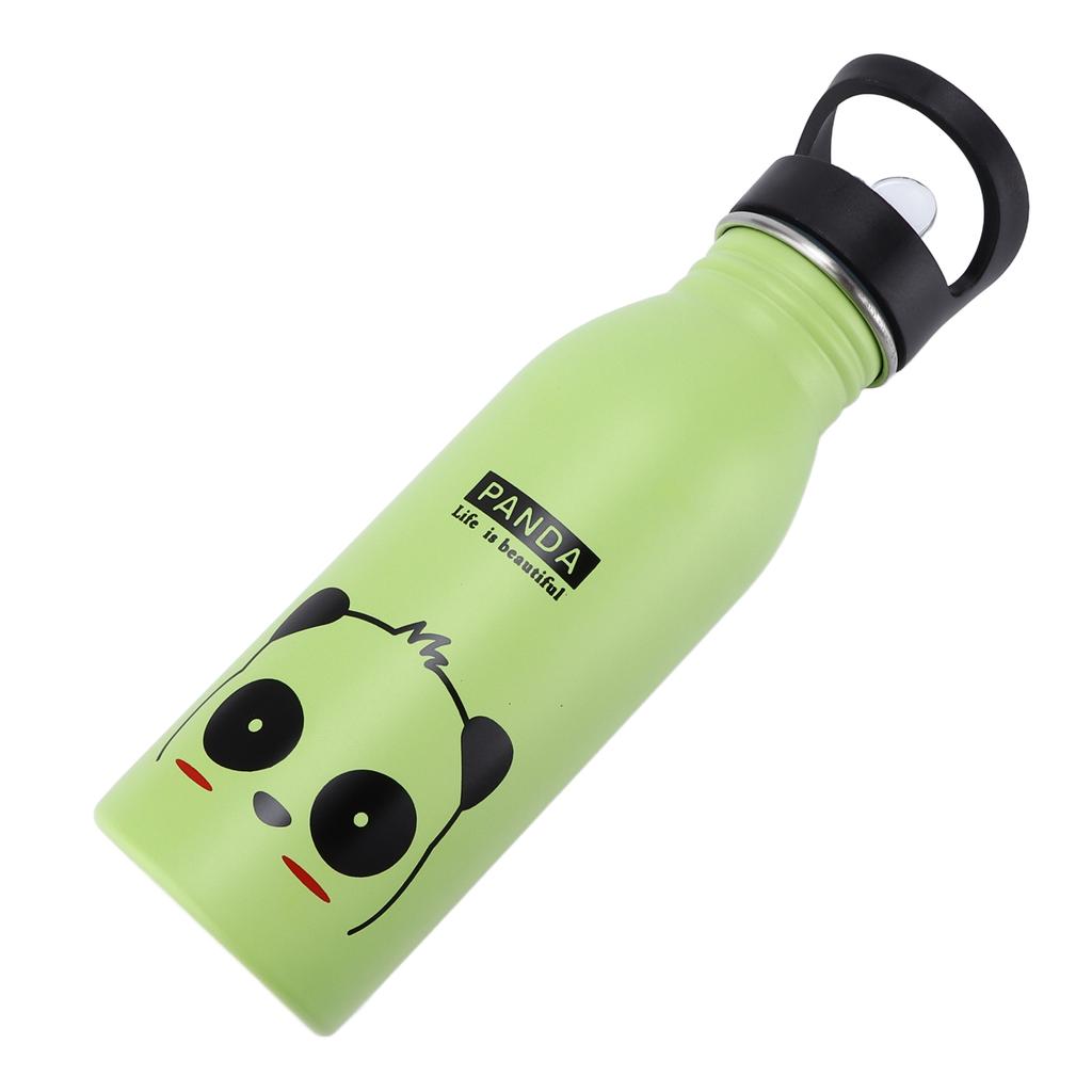 Sport-Wasserflasche aus Edelstahl 500 ml Niedliche vakuumisolierte Wasserflasche mit Saugmund für