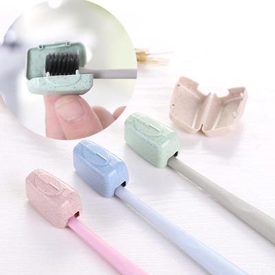 Set da 4 pezzi Scatola portaspazzolino da viaggio portatile con coperchio per spazzolino da lavaggio