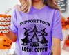 Support Your Local Coven Shirt, Witch Shirt, Comfort Colors Halloween Shirt, Witchy Aesthetic Tee, Witchcraft T-Shirt, Comfort Colors Shirt