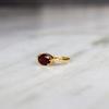 Natural Garnet Handmade Jewelry 925 Sterling Silver Silver Ring Gemstone Jewelry