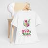 Maglietta Divertente con Battuta Gym Tonic Cocktail al Gin Allenamento Fitness Casuale Umorismo Top Vintage Morbido Unisex Leggermente Elasticizzato