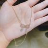 2024 Bow Tie Necklace Women’s Clavicle Chain - Light Luxury Design, Cold Aesthetic, Versatile Style