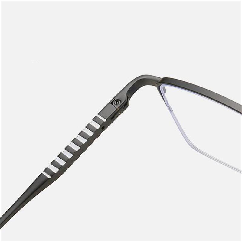 Semi Rimless Square Myopia Glasses 0 To 6 0 With Anti Blue Rays Prescription Spectacles For Women Men