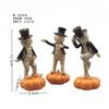 New Mummy Pumpkin Halloween Decor Miniature Desktop Model Scary Scene Ornament