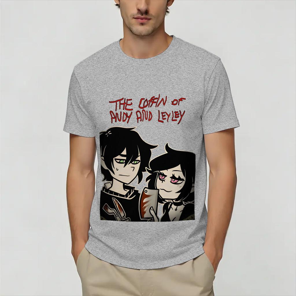 The Coffin Of Andy And Leyley T-shirt Unisex 100% Bomull Roliga T-shirts Rund Hals T-shirt Kortärmad Kläder Vuxen