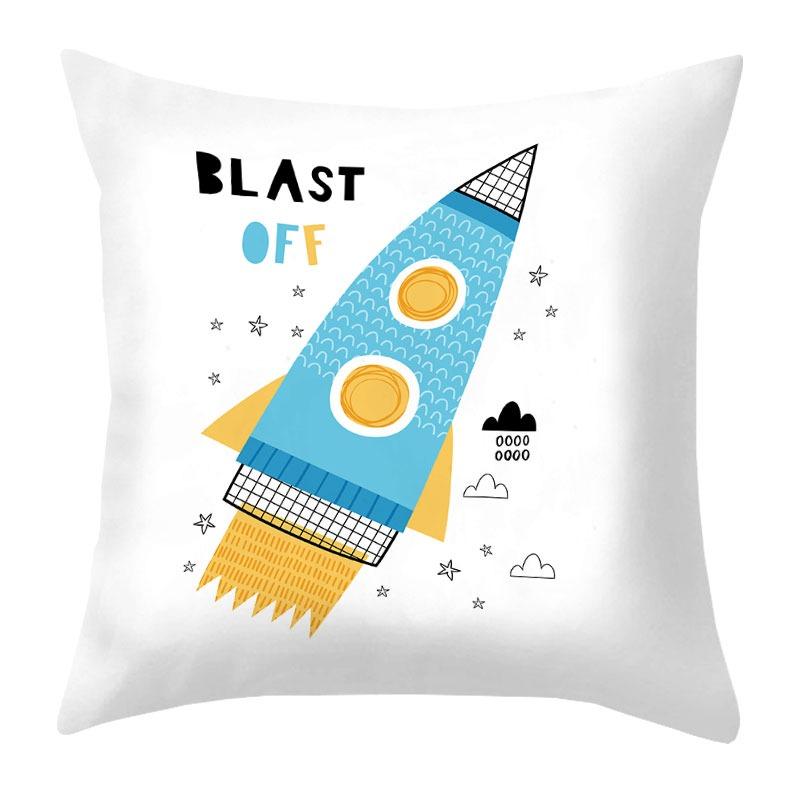 Space Alien UFO Pillowcase Dormitory Decoration Office Living Room Sofa Home Pillowcase