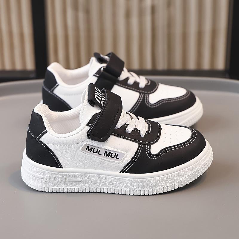 

Girls Sneakers Boys Spring and Autumn Children s Little White Shoes Medium Older Children s Soft-soled Casual Shoes Children s Shoes 27 (inner length 17cm) чорний