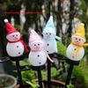 Yw2232 Solar Christmas Decorative Light Solar Christmas Holiday Ground Insert Lamp Garden Decorative Light Characters)