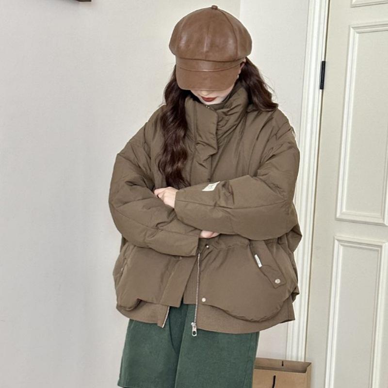 

New Cotton-padded Jacket Women s Winter Short Korean Version of The Little Coat Padded Cotton-padded Loose Student Cotton-padded Jacket. XL