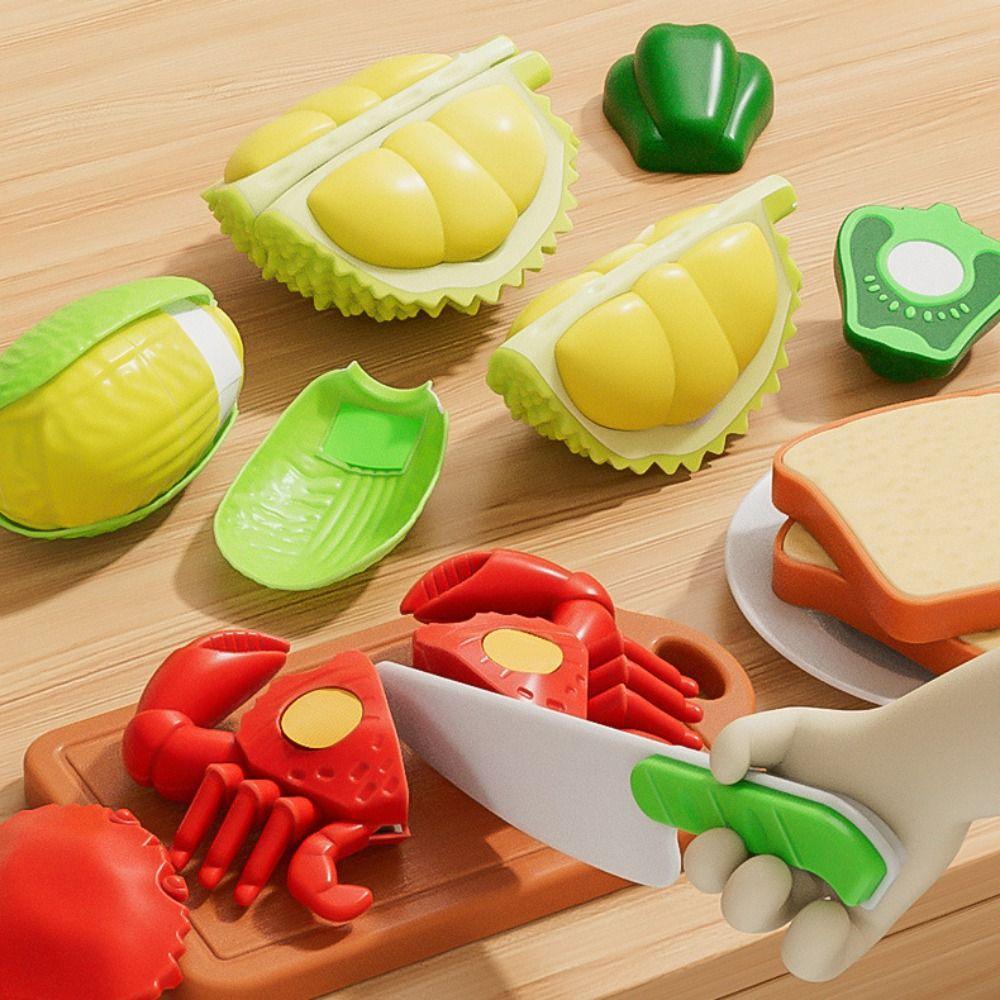 25/32PCS Early Educational Play Food Cutting Toys 25/32PCS Mock Fruit Cutting Toy  Kitchen Role Play