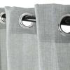 Grey Metallic Mottled Effect Eyelet Curtain 140x250