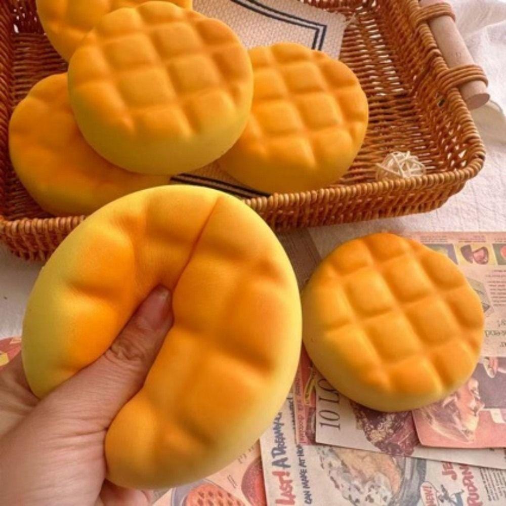 Slow Rebound Simulation Bread Squeeze Toy Decompression Pinch Toy for Kids Adults Gift