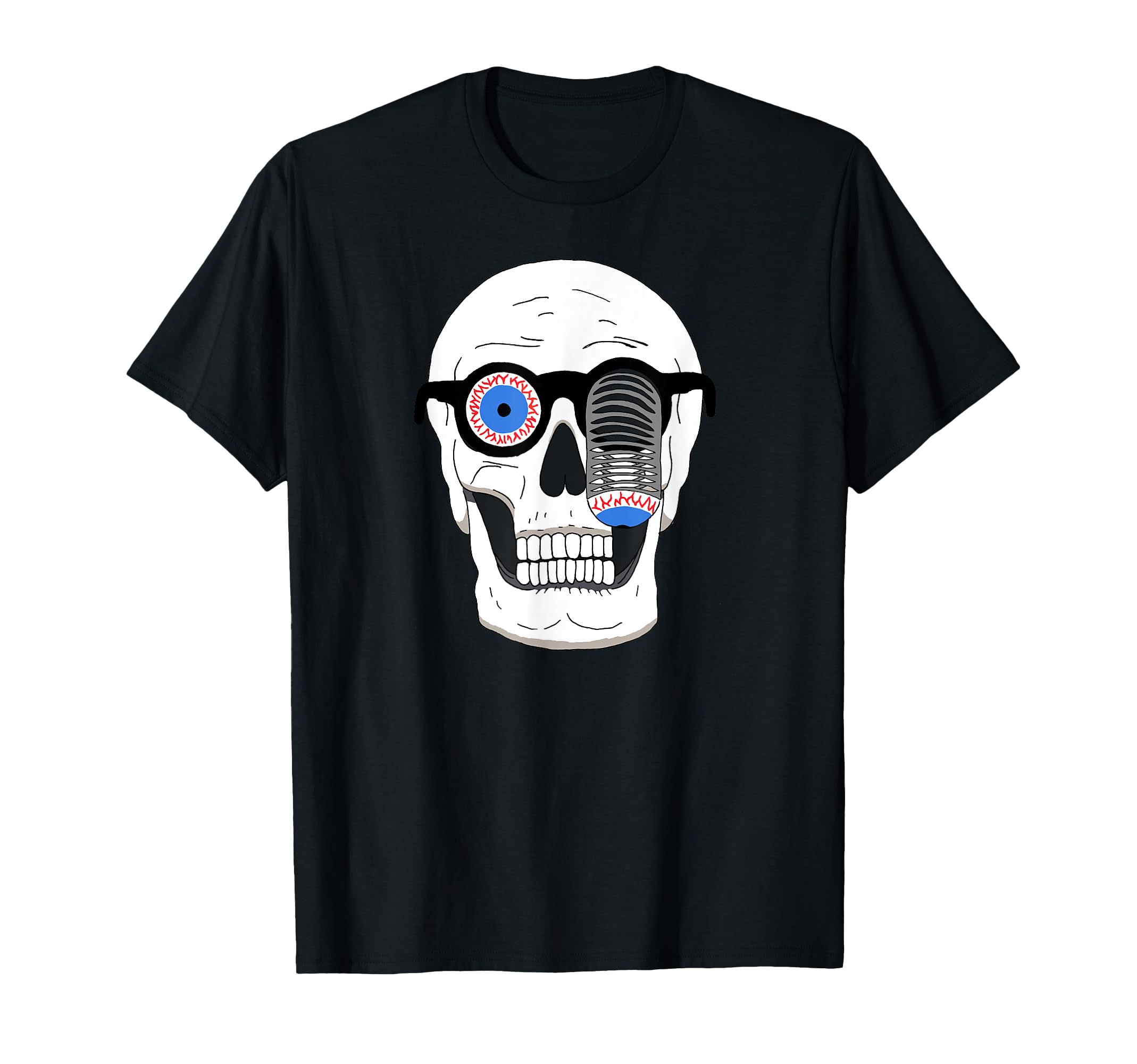 

Skull in Disguise T-shirt Glasses Funny Halloween Costume T-shirt