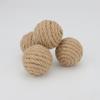 5pcs Cat Sounding Ball Interactive Handmade Sisal Balls Cat Scratching Ball Make Sounds Pet Kitten Toys