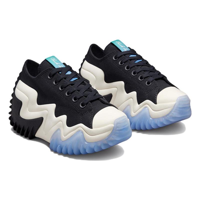 Converse Run Star Motion Comfortable Casual Low-Top Espadrilles Unisex Black & Blue