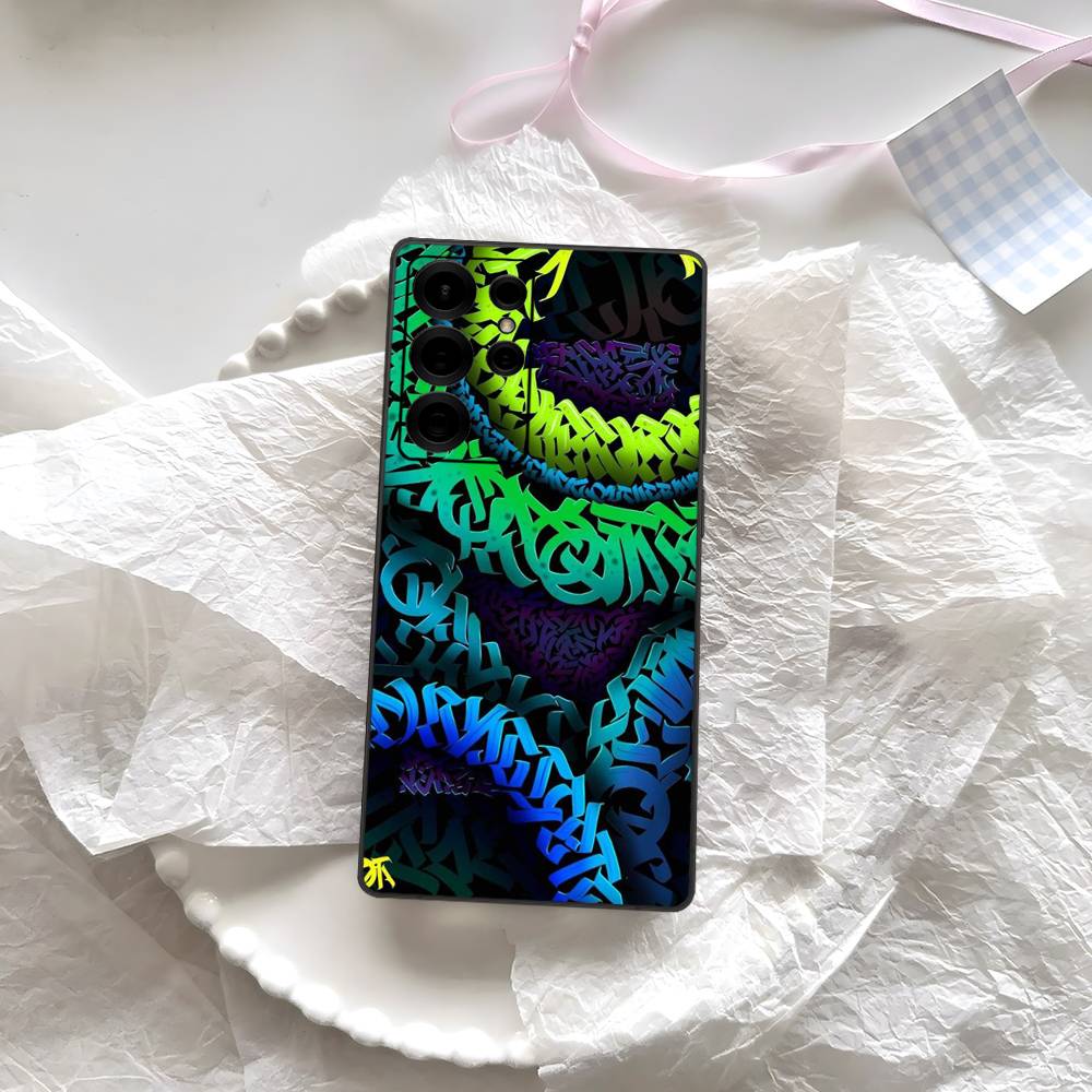 Pokras Totem Design Lampas Art Graffiti Phone Case Silicone PC+TPU For Samsung S10 20 30 22 23 24 Plus Lite Fundas
