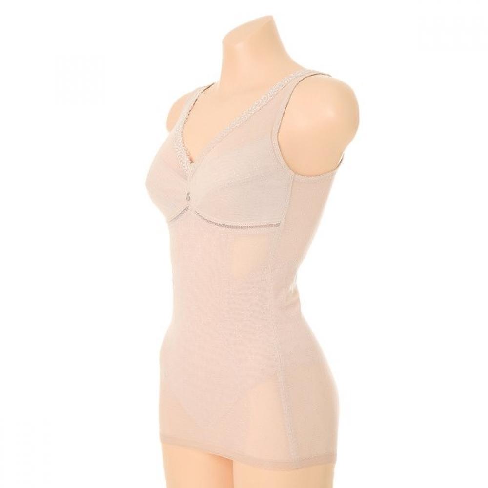 Wacoal Body Shaper Ab Cup Cotton Blend Power Net