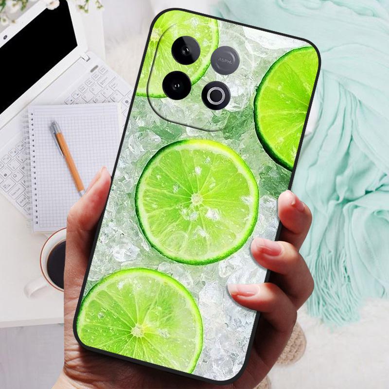 Etui silikonowe na tył telefonu VIVO iQOO Z10 Turbo Pro, etui z miękkiego zderzaka VIVO Y300 GT 5G