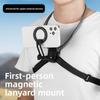 Soporte de cuello para teléfono móvil para grabación de video vlog manos libres ajustable